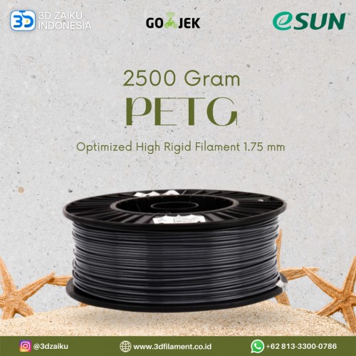 eSUN PETG 3D Filament 2500 Gram Optimized High Rigid Filament 1.75 mm